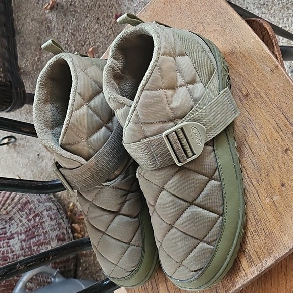 Chaco Men's Ramble Rugged Canvas Shoe Showroom Sample Size 9 Khaki Green - Picture 4 of 9